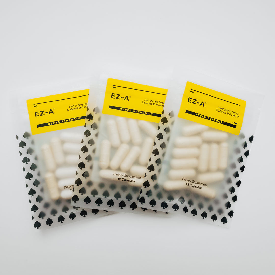 Three EZ-A 12CT baggies called the "3-Pack"