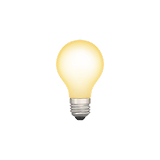 icon of a yellow light bulb